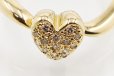 K18 ダイアイリリング 0.11ct 3.40g　拡大