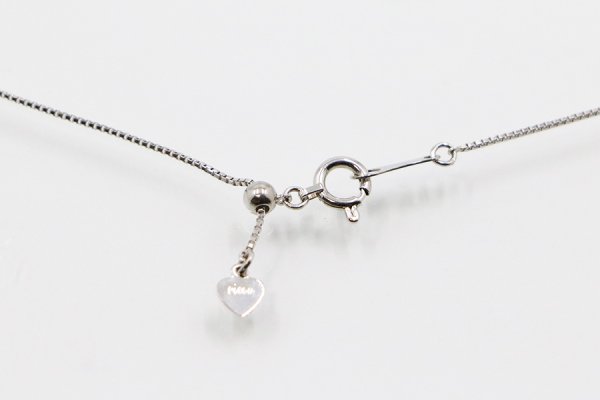 PT850/900 ダイアイリペンダントネックレス 0.50ct 4.60g　留め具