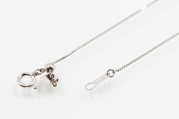 PT850/900 ダイアイリペンダントネックレス 0.50ct 4.60g　留め具外したイメージ