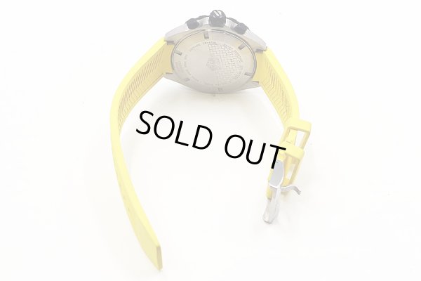 タグホイヤー　フォーミュラー１　クロノグラフ　ＣＡＺ１０１ＡＭ　黄色文字盤　ラバーベルト