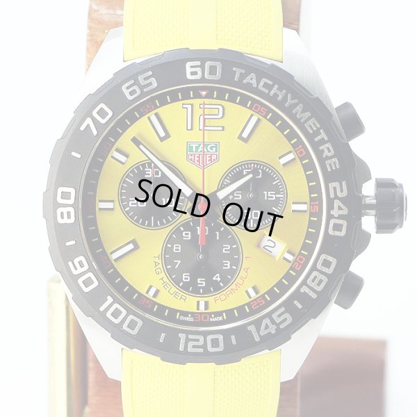タグホイヤー　フォーミュラー１　クロノグラフ　ＣＡＺ１０１ＡＭ　黄色文字盤