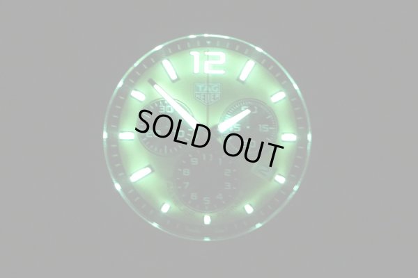 タグホイヤー　フォーミュラー１　クロノグラフ　ＣＡＺ１０１ＡＭ　黄色文字盤　ライト暗闇