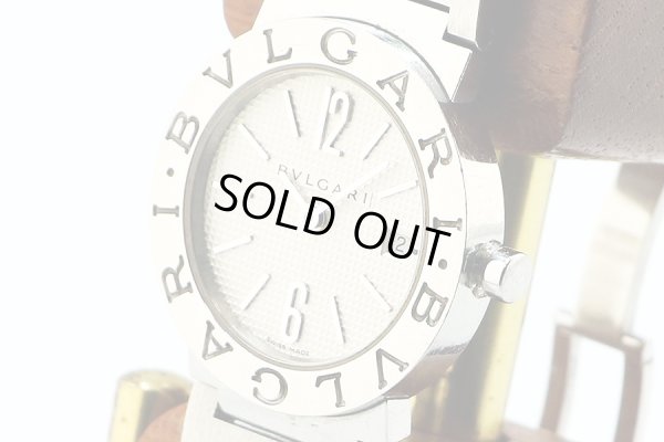 ブルガリ　ブルガリブルガリ　ＢＢ２６ＳＳ　銀文字盤　サイド拡大