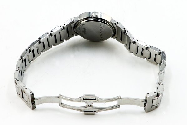 ブルガリ　ブルガリブルガリ　ＢＢ２６ＳＳ　銀文字盤　ブレス