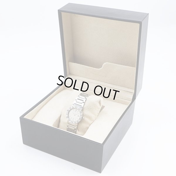 ブルガリ　ブルガリブルガリ　ＢＢ２６ＳＳ　銀文字盤　箱