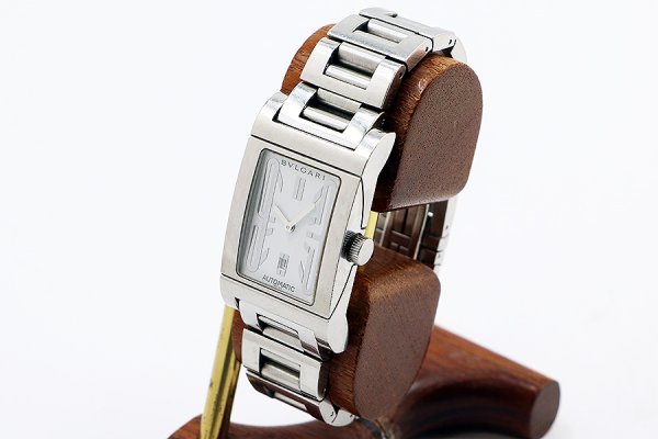 ブルガリ　レッタンゴロ　ＲＴ４５Ｓ　白文字盤　サイド