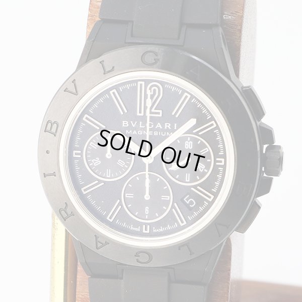 ブルガリ　ディアゴノマグネシウム クロノ ＤＧ４２ＳＭＣ　ＣＨ　黒文字盤