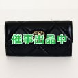 画像1: シャネル　シャネル19 ロングフラップウォレット AP0955 ブラック (1)