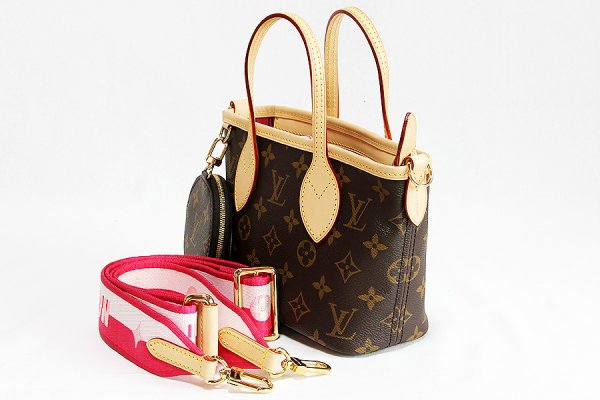 ルイ・ヴィトン　ネヴァーフルBB M46786 ローズ・ペオニー　サイド