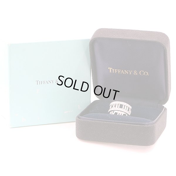 ティファニー　750WG オープンアトラス ハーフダイアイリリング 7.10g　箱