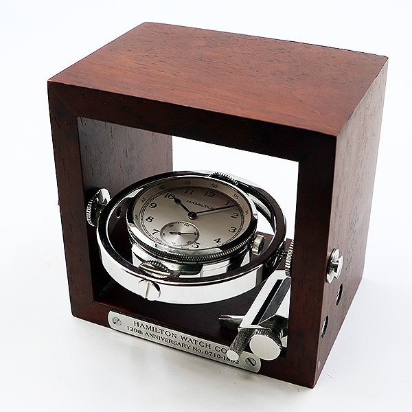 ハミルトン　カーキ　ネイビーパイオニア　Ｈ７８７１９５５３　銀文字盤　羅針盤型置き時計用ＢＯＸ