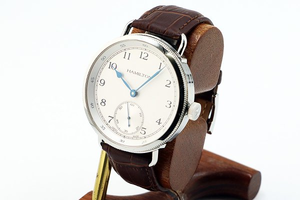 ハミルトン　カーキ　ネイビーパイオニア　Ｈ７８７１９５５３　銀文字盤　サイド