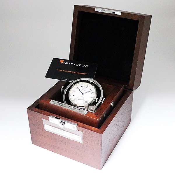 ハミルトン　カーキ　ネイビーパイオニア　Ｈ７８７１９５５３　銀文字盤　箱