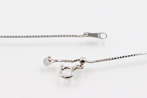 PT850/900 ダイアイリペンダントネックレス 0.35ct 4.90g　留め具外したイメージ(2)