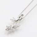 PT850/900 ダイアイリペンダントネックレス 0.35ct 4.90g