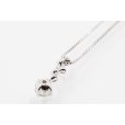 K18WG ダイアイリペンダントネックレス 0.21ct 0.05ct 2.30g　裏面