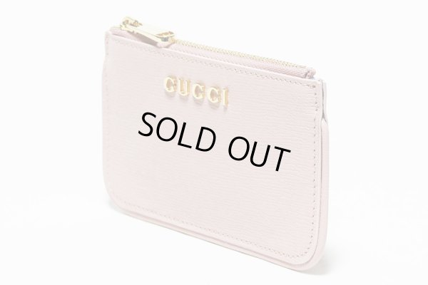 グッチ　スクリプト ジップキーケース 790102 0416 ライトピンク　サイド