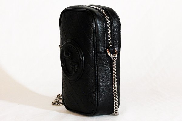 グッチ ブロンディ チェーンショルダーバック 760315 0416 ブラック サイド