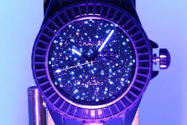 シャネル　Ｊ１２　Ｈ７９８９　インターステラ　黒文字盤　ライト