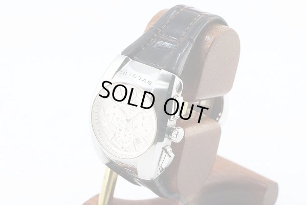 ブルガリ　エルゴン　クロノグラフ　ＥＧ３５ＳＣＨ　銀文字盤　サイド