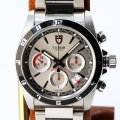 チューダー　２０５３０Ｎ　グランツアー　クロノグラフ　銀文字盤
