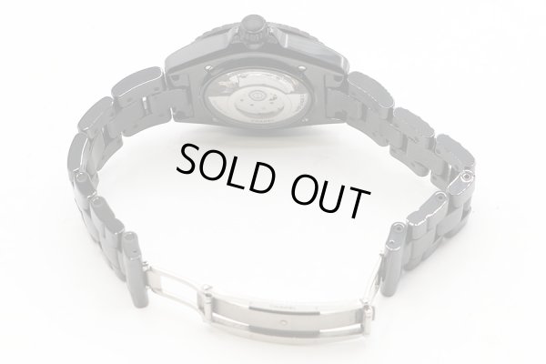 シャネル　Ｊ１２　Ｈ７９８９　インターステラ　黒文字盤　ブレス