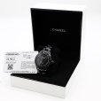 シャネル　Ｊ１２　Ｈ７９８９　インターステラ　黒文字盤　箱・保証書