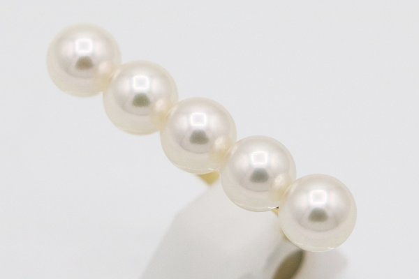 タサキ　750YG バランス シグネチャーリング 8.00mm×5P 9.10g　サイド