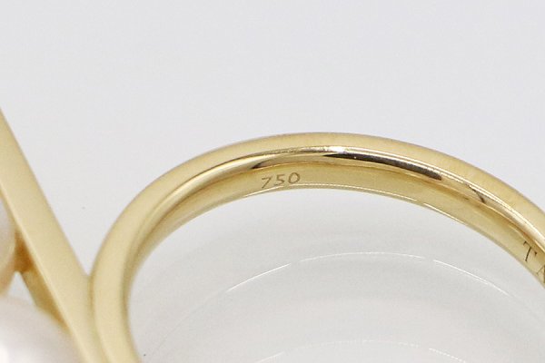 タサキ　750YG バランス シグネチャーリング 8.00mm×5P 9.10g　刻印