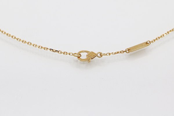 ヴァンクリーフ＆アーペル　750YG ヴィンテージ アルハンブラ ペンダントネックレス 5.10g　留め具