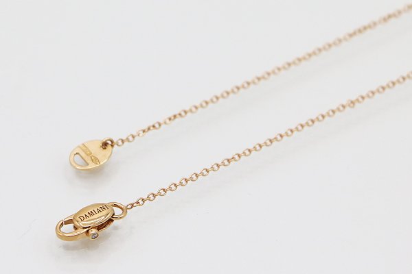 ダミアーニ　750PG ベル エポック・リール ペンダントネックレス 5.7mm 5.60g　留め具外したイメージ