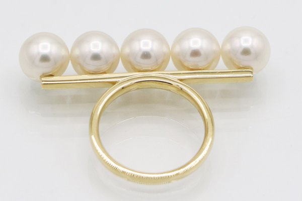 タサキ　750YG バランス シグネチャーリング 8.00mm×5P 9.10g　内側