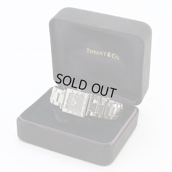 ティファニー　アトラス　スクエア　グレー文字盤　箱
