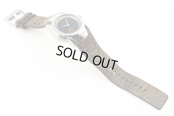 ディーゼル　ＤＺ４０２７　レーダー文字盤　革ベルト状態　表面