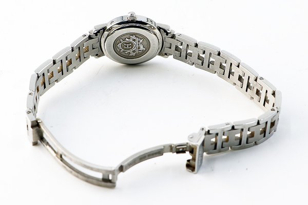 エルメス　クリッパー　ＣＬ４．２１０　ピンク文字盤　ブレス