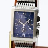 グッチ　Ｇメトロ　クロノグラフ　８６００Ｍ　紺文字盤