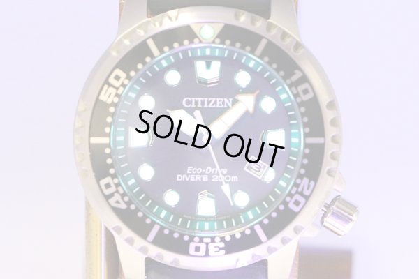 シチズン　プロマスター　ダイバー２００ｍ　ＢＮ０１５６－０５Ｅ　黒文字盤　ライト