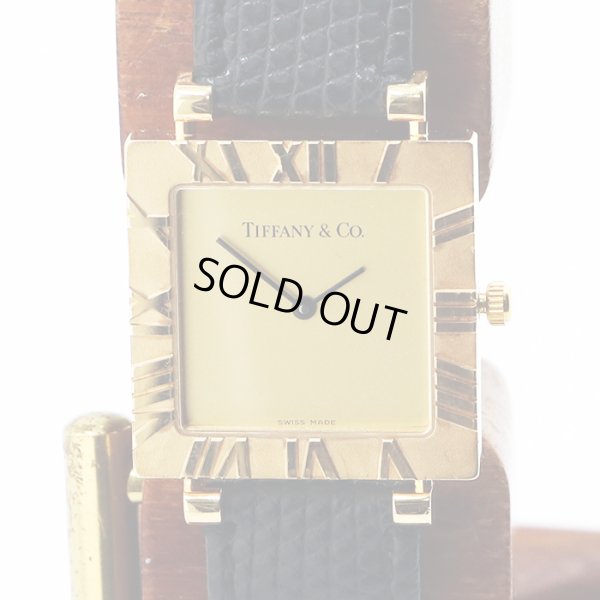 ティファニー　アトラス　スクエア　Ｍ３６３０　金文字盤