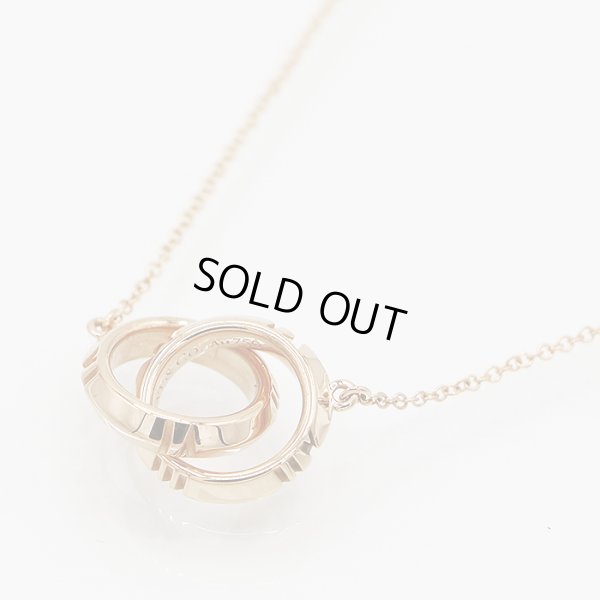 ティファニー　750PG アトラスX クローズドインターロッキングネックレス 5.70g