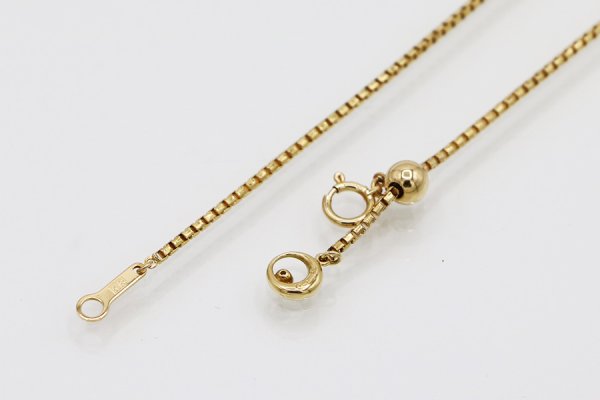 天空　K18 ダイアイリペンダントネックレス 2.91ct 0.06ct 14.00g　留め具外したイメージ