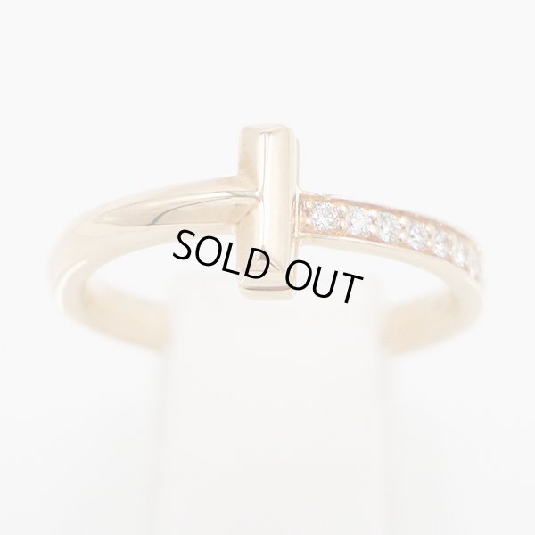 ティファニー　750PG Tワン ダイアイリリング 3.80g