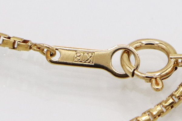 天空　K18 ダイアイリペンダントネックレス 2.91ct 0.06ct 14.00g　刻印