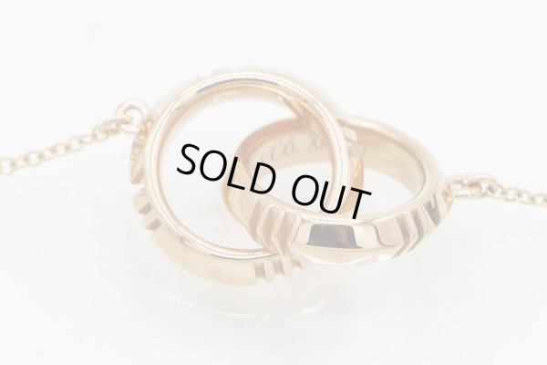 ティファニー　750PG アトラスX クローズドインターロッキングネックレス 5.70g　拡大