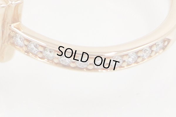 ティファニー　750PG Tワン ダイアイリリング 3.80g　拡大