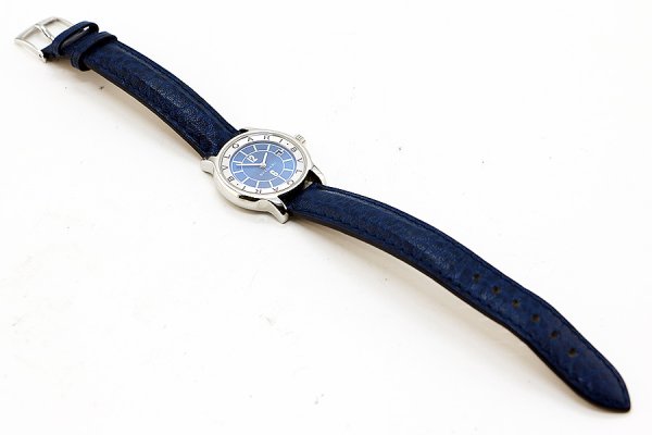 ブルガリ　ソロテンポ　ＳＴ２９Ｓ　青文字盤　革ベルト状態　表面