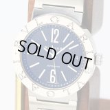 ブルガリ　ブルガリブルガリ　ＢＢ３８ＳＳ　黒文字盤