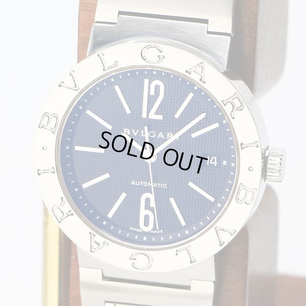 ブルガリ　ブルガリブルガリ　ＢＢ３８ＳＳ　黒文字盤