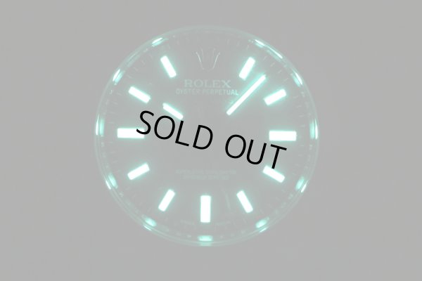 ロレックス　１１６４００ＧＶ　ミルガウス　黒文字盤　グリーンガラス　ライト暗闇