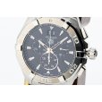 タグホイヤー　アクアレーサー　クロノグラフ　ＣＡＹ１１１０　黒文字盤　表面拡大
