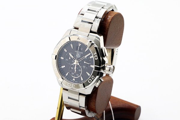 タグホイヤー　アクアレーサー　クロノグラフ　ＣＡＹ１１１０　黒文字盤　サイド